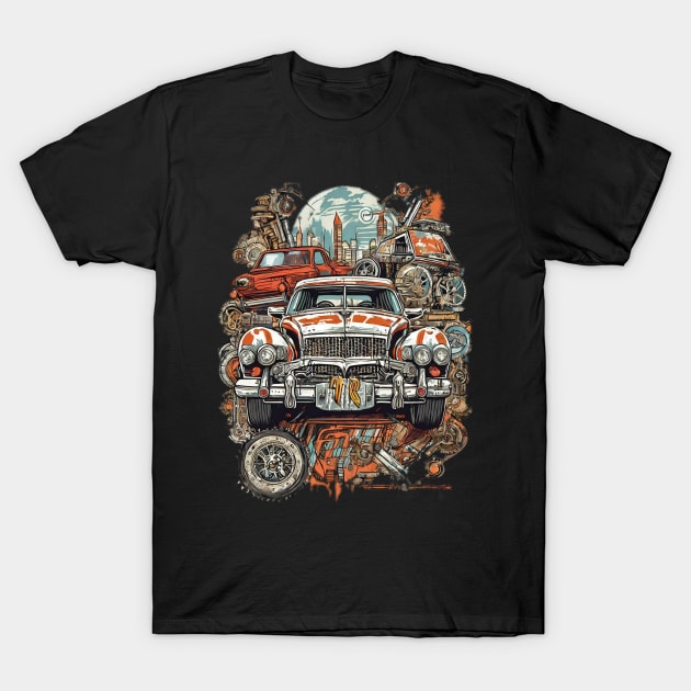 Classic american car T-Shirt by Tjhtt Autoarts